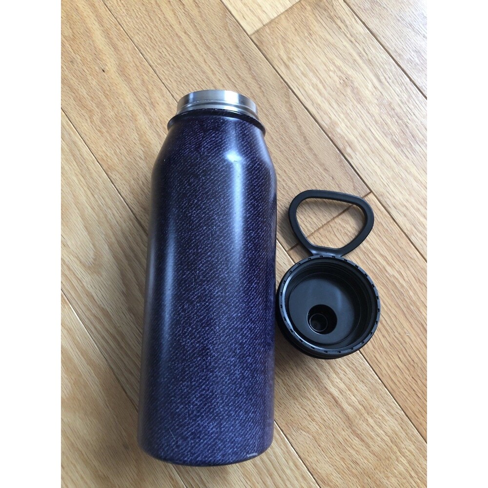 Adidas Water Bottle Tumbler Double Wall Stainless Steel Purple 32 oz. USED - Picture 7 of 7